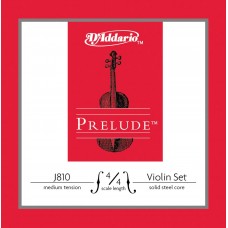 D'Addario J810 4/4M Prelude violin set.
